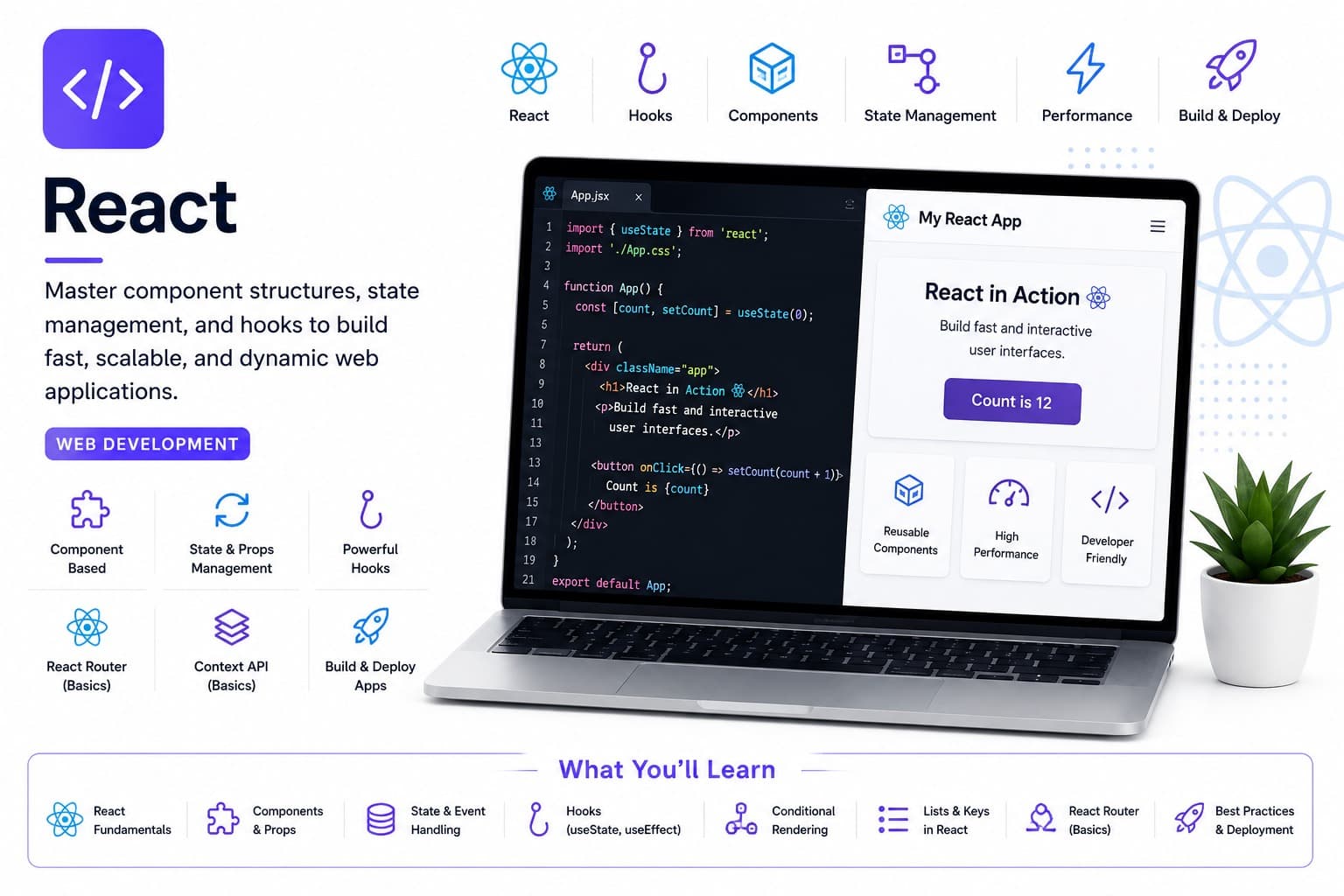 React
