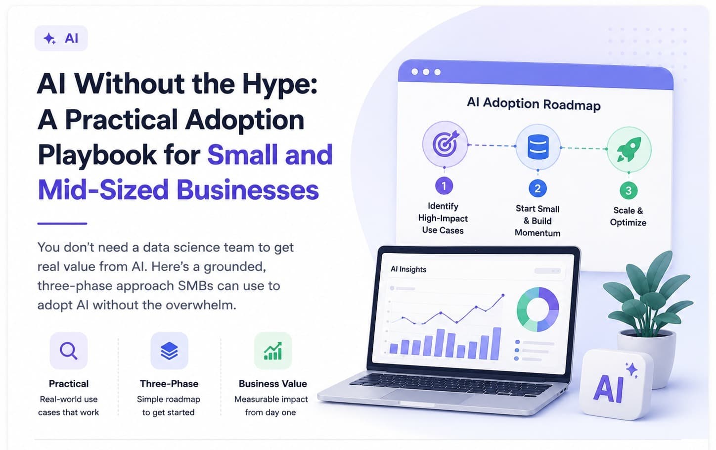 AI Without the Hype: A Practical Adoption Playbook for Small and Mid-Sized Businesses