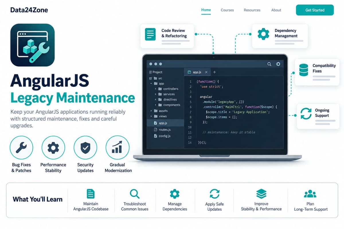 AngularJS Legacy Maintenance