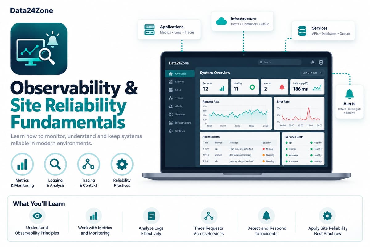 Observability & Site Reliability Fundamentals