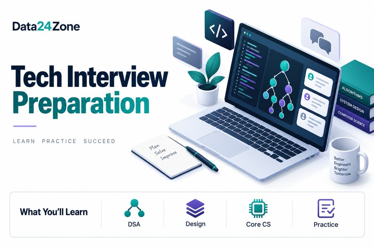 Tech Interview Preparation: DSA, LLD & Core CS